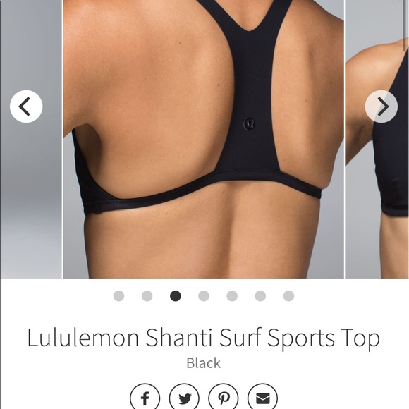 Lululemon Shanti Surf Sports Top Size 10 NWT - Picture 7 of 8